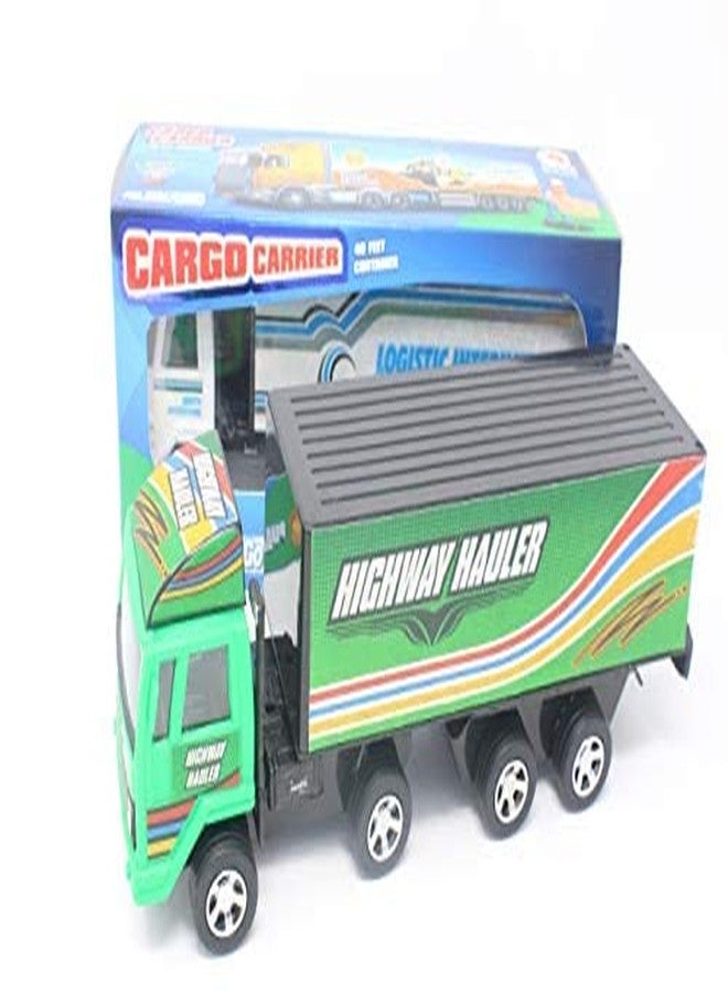 Shinsei Cargo Carrier Truck Maintenance Free Pullback Spring Action Race Toy Gift for Boys 3+ Years. Strong ABS Plastic, NO Sharp Edges, BIS Certified. Pack of 1, Color Multicolor - Image 3